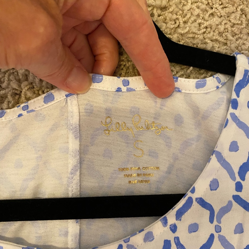 Lilly Pulitzer EUC A-Line Engineered Dress S 💙 - Picture 5 of 10